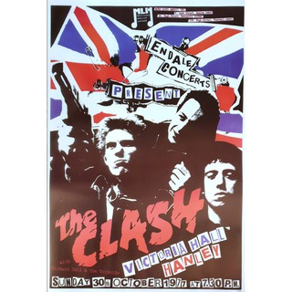 โปสเตอร์ รูปภาพ The Clash เดอะแคลช โปสเตอร์วงดนตรี โปสเตอร์ติดผนัง โปสเตอร์สวยๆ poster ส่งEMSด่วนให้เลยครับ