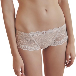 Skinn intimate กางเกงในรุ่น Boyshorts Lace Hips Up Panty สี้ New Skin (Made in Korea)