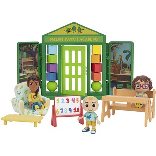 [ใช้ 2 โค้ดลดเพิ่ม] CoComelon School Time Deluxe Playtime Set ของเล่น ชุดโรงเรียน มาพร้อมของตกแต่งอีก 5 ชิ้น