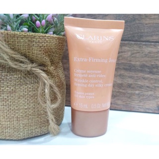 คลาแรงส์ Clarins Extra-Firming Jour (Day) ครีมบำรุงกลางวัน ขนาดทดลอง ของแท้ สินค้าพร้อมส่ง 15 มล.ป้ายไทย