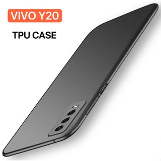 TPU Case VIVO Y20/Y20s/Y20i/Y12S เคสวีโว่ เคสซิลิโคน เคสนิ่ม สวยและบางมาก เคสสีดํา [ส่งจากไทย] มาใหม่