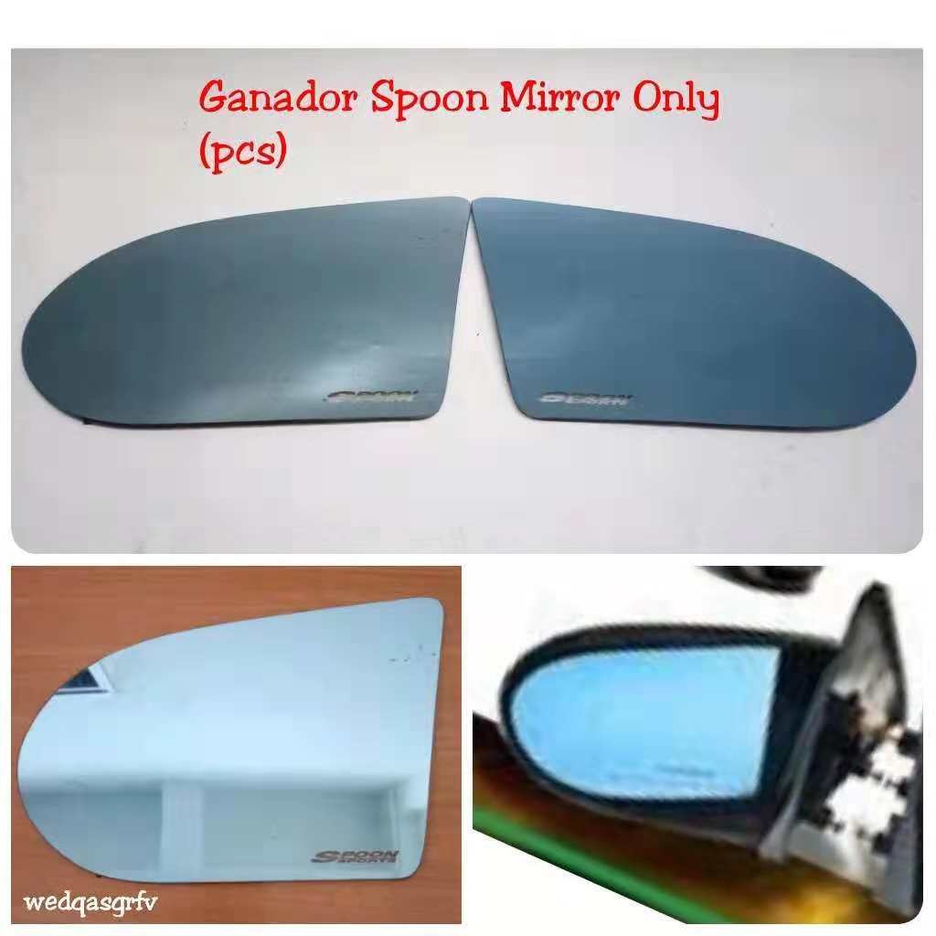 Spoon เลนส์กระจกมองข้าง สีฟ้า สําหรับ Honda Civic ek eg B series Wira Satria