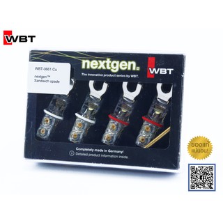 ของแท้จากตัวแทน WBT-0661 Cu nextgen Sandwich Spade NEW Version หัวก้ามปู audio grade / ร้าน All Cable