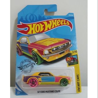 รถเหล็ก Hotwheels 67 FORD MUSTANG COUPE (ib013)