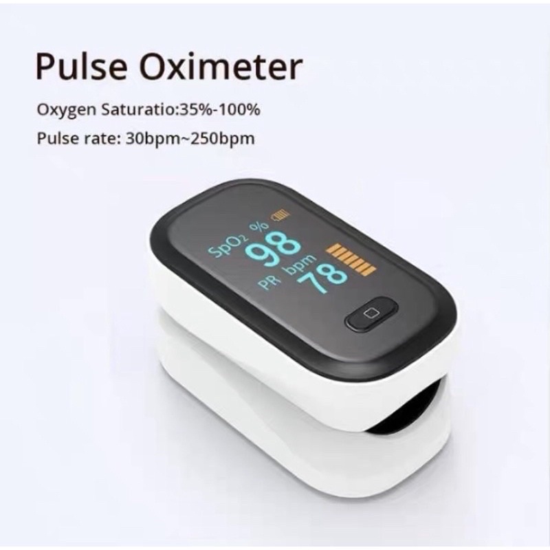 เครื่องวัดออกซิเจนปลายนิ้ว เครื่องวัดออกซิเจนในเลือด OLED Finger Pulse Oximeter monitor blood oxyen oximeter
