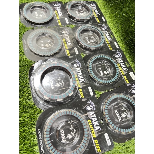 RACING CLUTCH DISC ATAKA APIDO ATAKA RACING CLUTCH DISC PLATE SET EX5 WAVE125 LC135 Y15 RS150 FUTURE