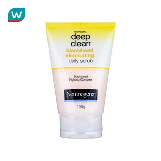 ของพร้อมส่ง🔥✅โครตฮิต✅🔥Neutrogena Deep Clean Blackhead Eliminating Daily Scrub 100 G.