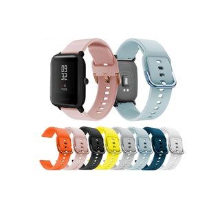 ส่งไวจากไทย สายนาฬิกา Amazfit Huami Amazfit Bip Bit Lite S U BIP U Pro สีดำ 20 มม.