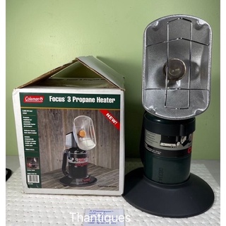 Heater propane Coleman  รุ่น Focus 3 Propane แก๊ส  พร้องถังแก๊สเปล่า สินค้ามือสองสภาพดี พร้อมใช้ USA