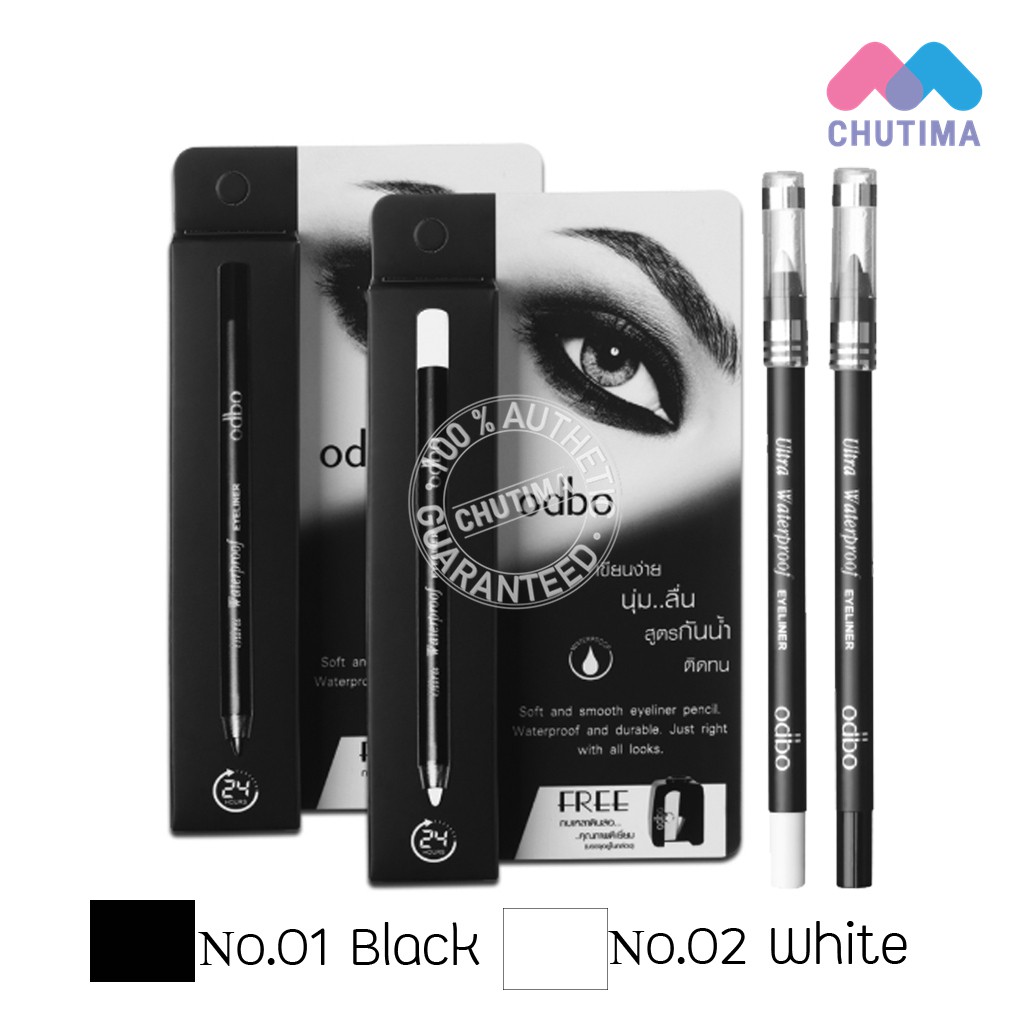 โอดีบีโอ อัลตร้า วอเตอร์พรูฟ อายไลเนอร์เนื้อเจล 0.5 กรัม odbo Utra Waterproof Eyeliner 0.5 g. #OD303