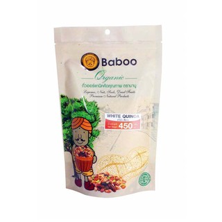 🚚💨พร้อมส่ง!! บาบู ควินัว สีขาว 450 กรัม Baboo White Quinoa 450 g