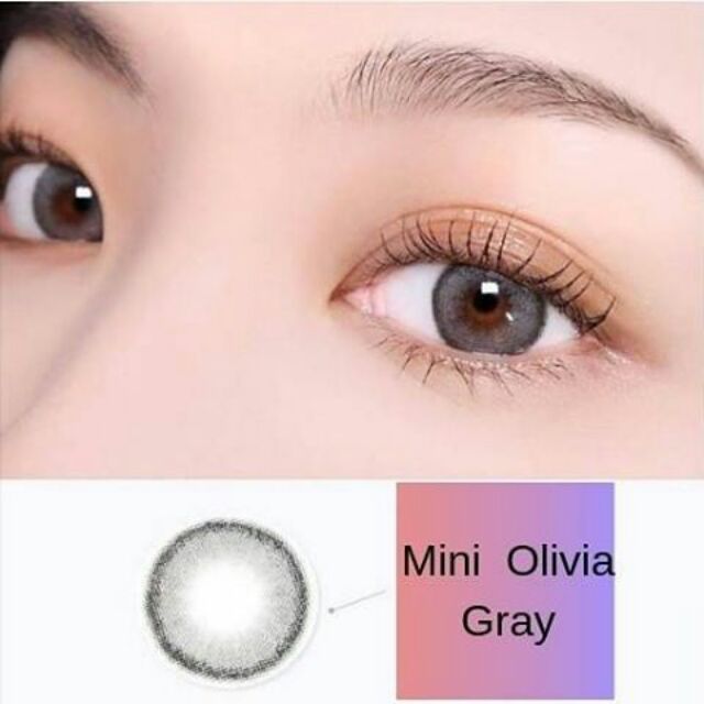 คอนแทคเลนส์รุ่น mini olivia gray