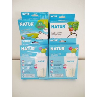 NATUR 8oz. Breast Milk Storage Bage ถุงเก็บน้ำนม 8 ออนซ์