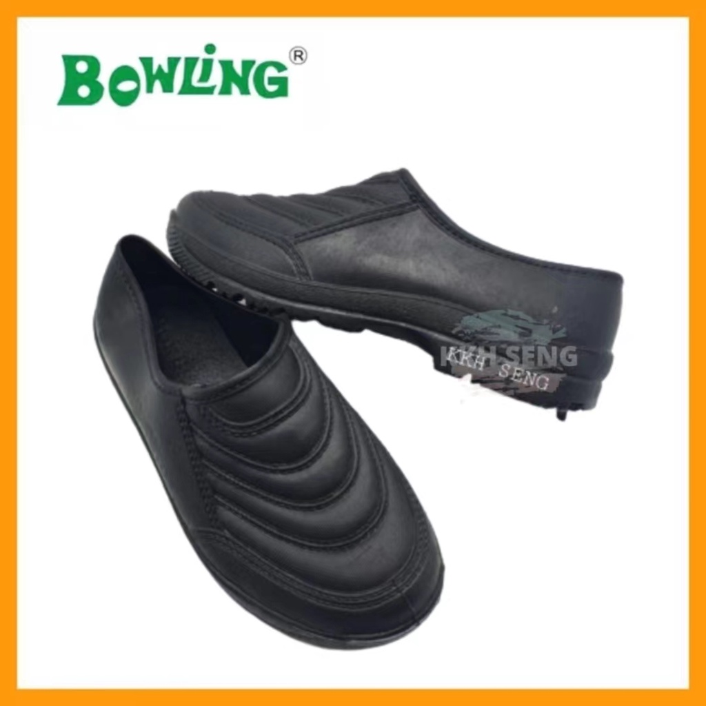 โบว์ลิ่ง TF779 Slip On Labour Shoes Cap Bowling Kasut Kerja Getah