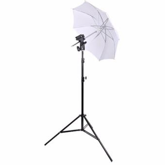 ชุดอุปกรณ์เสริมแฟลช (ขาตั้ง + ร่มทะลุ 80 CM + จับร่ม - แฟลช TYPE B) พร้อมใช้งาน