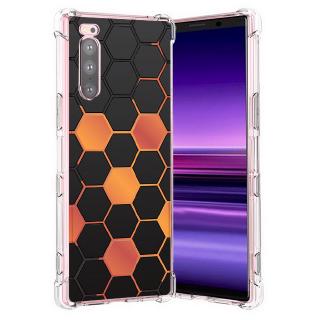 เคส สำหรับ Sony Xperia 5 Polygon Series 3D Anti-Shock Protection TPU Case [PG002]