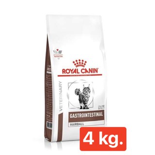 (สูตรใหม่)Royal canin Gastro intestinal hairball กำจัดก้อนขนและบำรุงผิวหนัง 4kg.