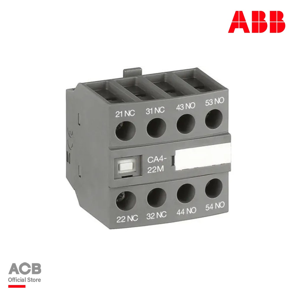 ABB Auxiliary Contact - 4NC, 4 Contact, Front Mount, 6 A รหัส CA4-04M l 1SBN010140R1104 เอบีบี ACB O