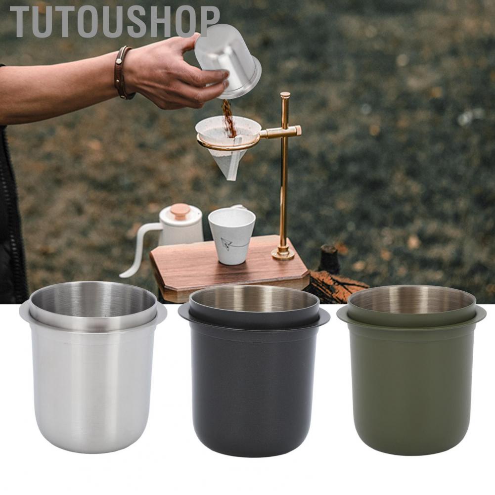 Tutoushop แก้วกาแฟสแตนเลส 150 มล. 58 มม. ในเครื่องทำกาแฟ