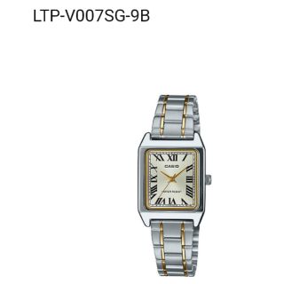 Casio แท้💯% รุ่น LTP-V007SG-9B นาฬิกาผู้หญิง สายสแตนเลส