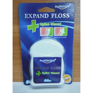 ไหมขัดฟัน ขนาด 50 เมตร Dr.Phillips Expand Floss Xylitol Waxed