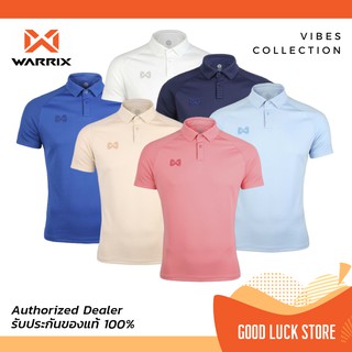 Warrix เสื้อโปโล Vibes (ไซส์ XS - 7L) รหัสสินค้า : WA-203PLACL01 สินค้ามีพร้อมส่ง มี 6 สี