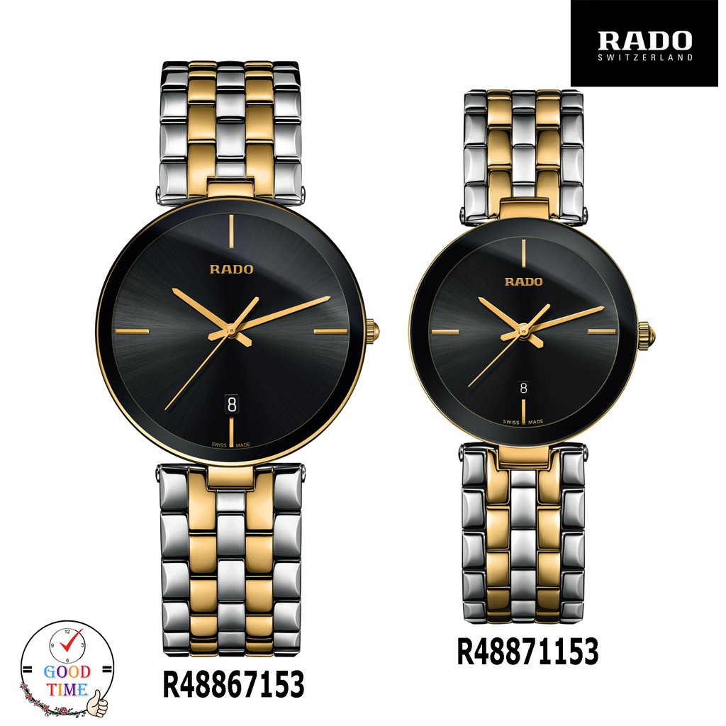 Rado Florence Quartz นาฬิกาข้อมือชาย,หญิง รุ่น R48867153,71153 สายสแตนเลสแท้