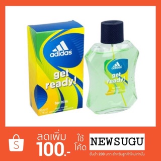 🎀💯น้ำหอมแท้💯🎀 Adidas Get Ready  100 ml.