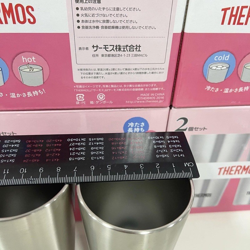 ✅ Thermos Vacuum Insulating Tumbler Japan แพค 2 ใบ 300 ml  จ่ายปลายทางได้ แท้ 