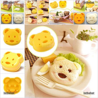 Inthehot✿ Cute Animal Sandwich Mold Cutter Bear Dog Dinosaur Shape Cake Bread Toast Maker