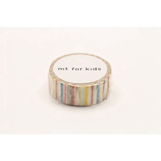 mt masking tape shima shima (MT01KID019) / เทปตกแต่งวาชิ ลาย shima shima แบรนด์ mt masking tape ประเทศญี่ปุ่น
