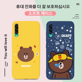 เคสโทรศัพท์ แบบนิ่ม ลายหมีน่ารัก สำหรับ Samsung Galaxy A50 A30S A50S A01 M31 M11 A10 A10S A30 A20 A20S A205 A305 A11 Note 20 9 10 Ultra Pro Plus A90 A80 A70 A70S A51 A71 S20 S10 Ultra Plus Lite