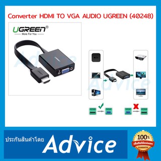 Converter HDMI TO VGA AUDIO UGREEN (40248)