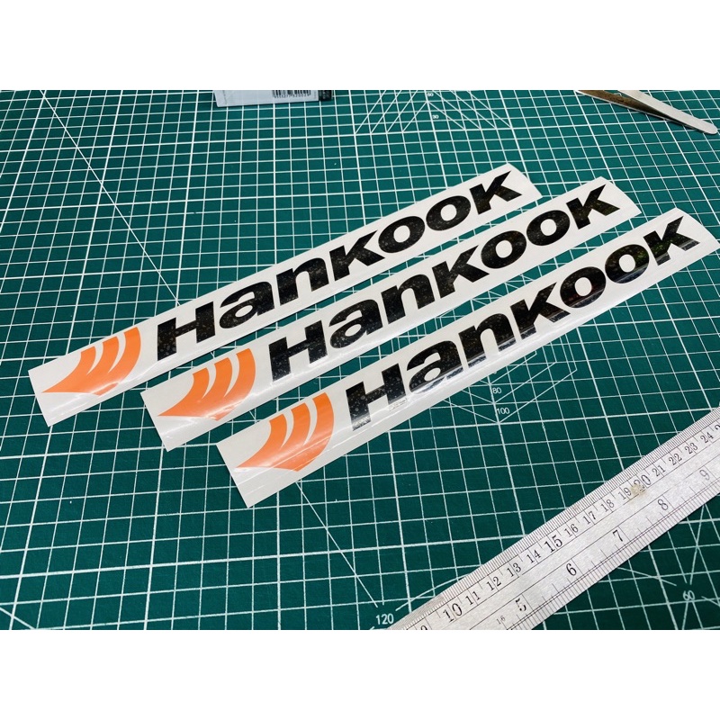 Hankook สติกเกอร์ติดยางรถยนต์ สําหรับ Honda Toyota Mitsubishi Nissan Ford Mazda