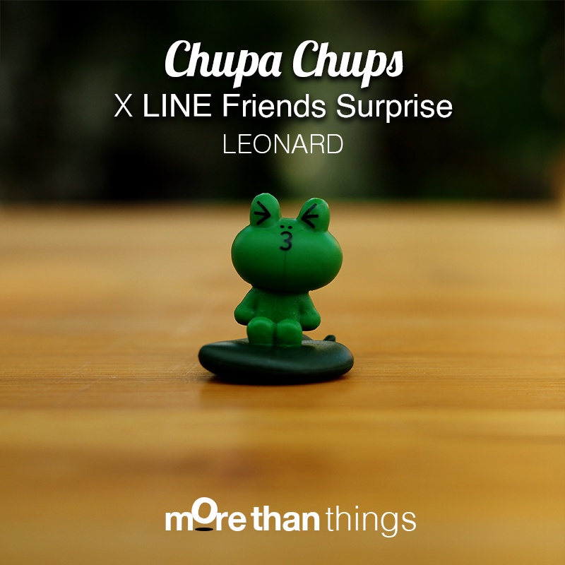 Chupa Chups Line Friends Surprise Leonard &amp; Leaf