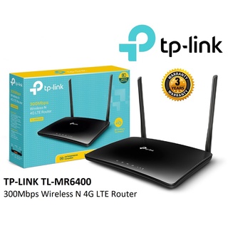 TP-Link TL-MR6400 300 Mbps 4G Mobile Wi-Fi Router เราเตอร์ LTE N Wireless LTE 300 Mbps MR6400