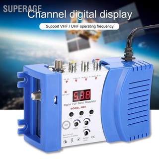 Superage Rf Modulator Av`Rf Av`Rf ตัวแปลงทีวี Vhf Uhf