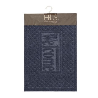 พรมเช็ดเท้าดักฝุ่น HOME LIVING STYLET MX2042 39X59 ซม. สีน้ำเงินDOOR MAT HOME LIVING STYLE MX2042 39X59CM BLUE