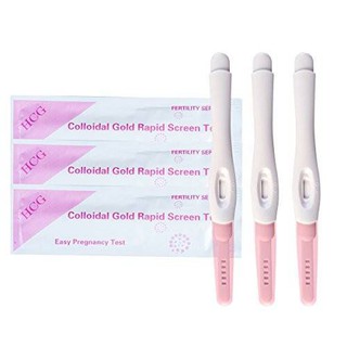 ที่ตรวจครรภ์แบบปากกา ผลตรวจแม่นยำ👍 HCG test / Midstream Pregnancy Test / แบบหยด / Cassette 👶พร้อมส่ง