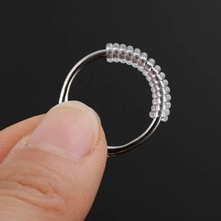 MELODYGOODS 1 PC/5 ชิ้น/10 ชิ้น/12 ชิ้นแหวนขนาด Adjuster เกลียวที่มองไม่เห็น Resizing เครื่องมือ