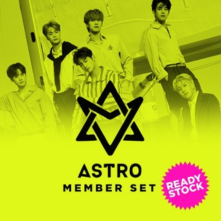 [พร้อมส่ง] Astro ชุดโฟโต้การ์ด PC 2 ด้าน สําหรับสมาชิก Eunwoo Moonbin Sanha Jinjin MJ Rocky