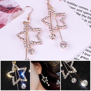 moei earring fasion korean ต่างหนูเงินเเท้ เเฟชั่นนำเข้าจากเกาหลี