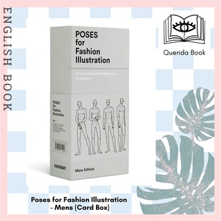 [Querida] 100 Pose Cards for Fashion Illustration - Mens (Card Box) by Fashionary