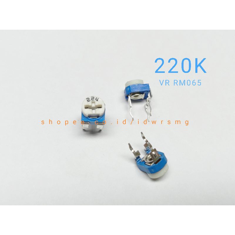 220 Kilo Ohm Trimpot Variable Resistor RM065 220K Ohm VR RM-065 220K R