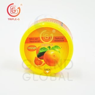 Triple-G air freshener gel น้ำหอม เจล ปรับอากาศ เจลหอม เจลปรับอากาศ ดับกลิ่น อับ ชื้น 75 กรัม ( 12 ชิ้น) น้ำหอมติดรถยนต์