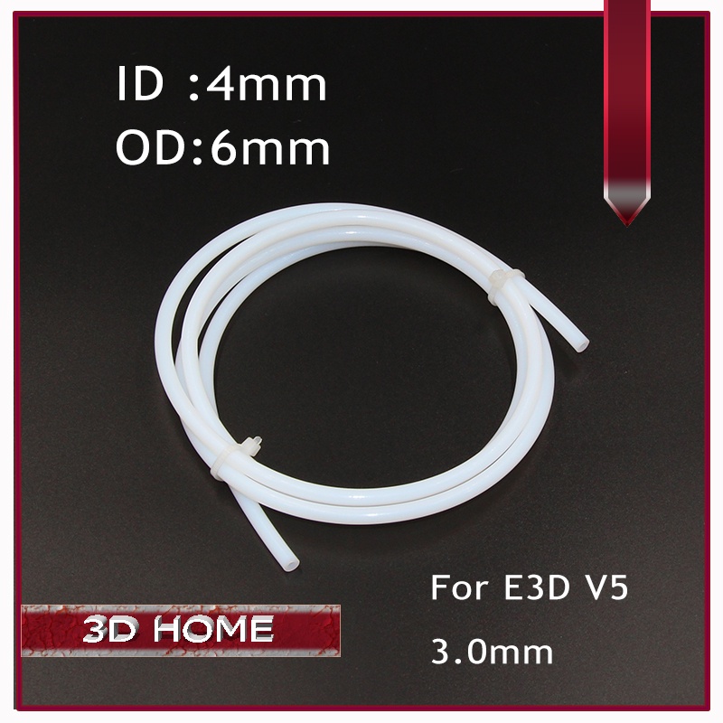 1M PTFE หลอด PiPe ถึง J-head hotend RepRap Rostock Bowden Extruder E3D V5 สําหรับ 3.0 มม.เส้นใย ID 4