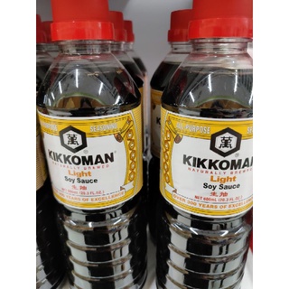 KIKKOMAN Natural Brewed Light Soy Sauce 600ml