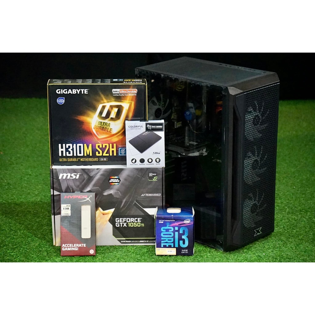 คอมพร้อมใช้งาน I3-8100 + RAM DDR4 8GB + SSD 120GB พร้อมใช้งาน ราคาประหยัดครับ