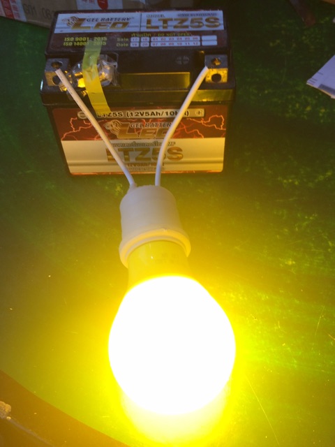 หลอดไฟไล่ยุง led DC 12V