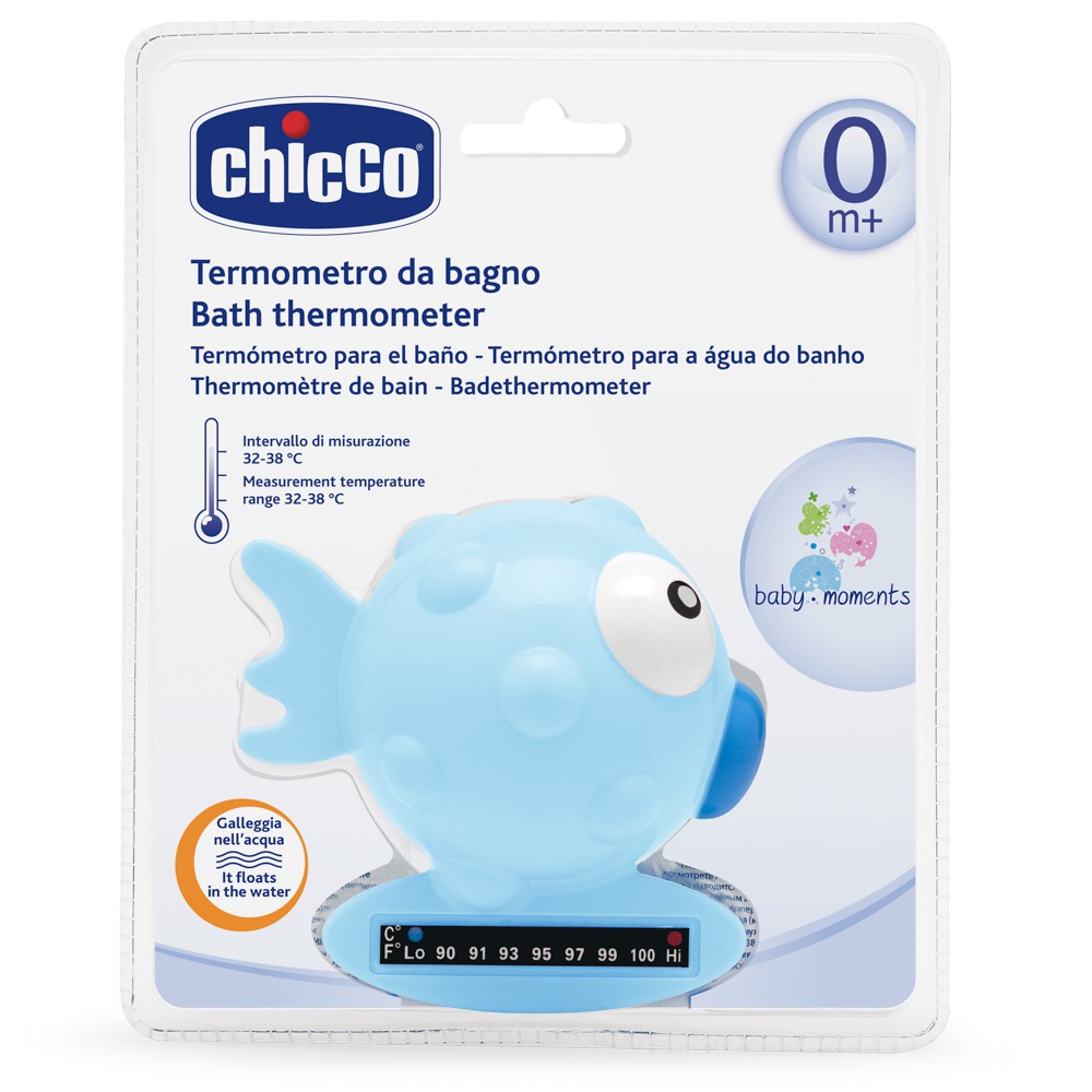 CHICCO Bath Thermometer อุปกรณ์วัดอุณหภูมิ ก่อนให้เด็กอาบน้ำ แถบแสดงอุณหภูมิจะเปลี่ยนสี - รูปที่ 3